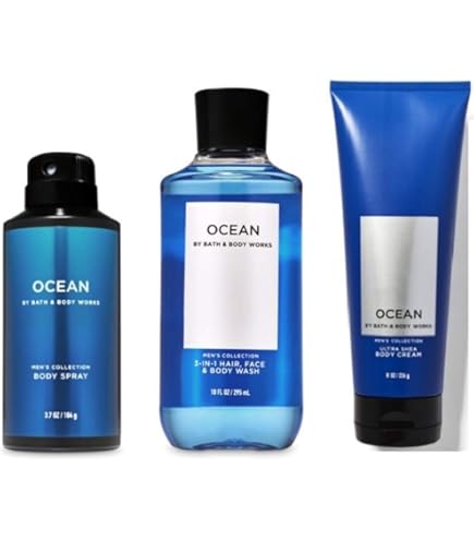 Amazon.com : Bath & Body Works Men's Collection Ocean Mini 3 Piece